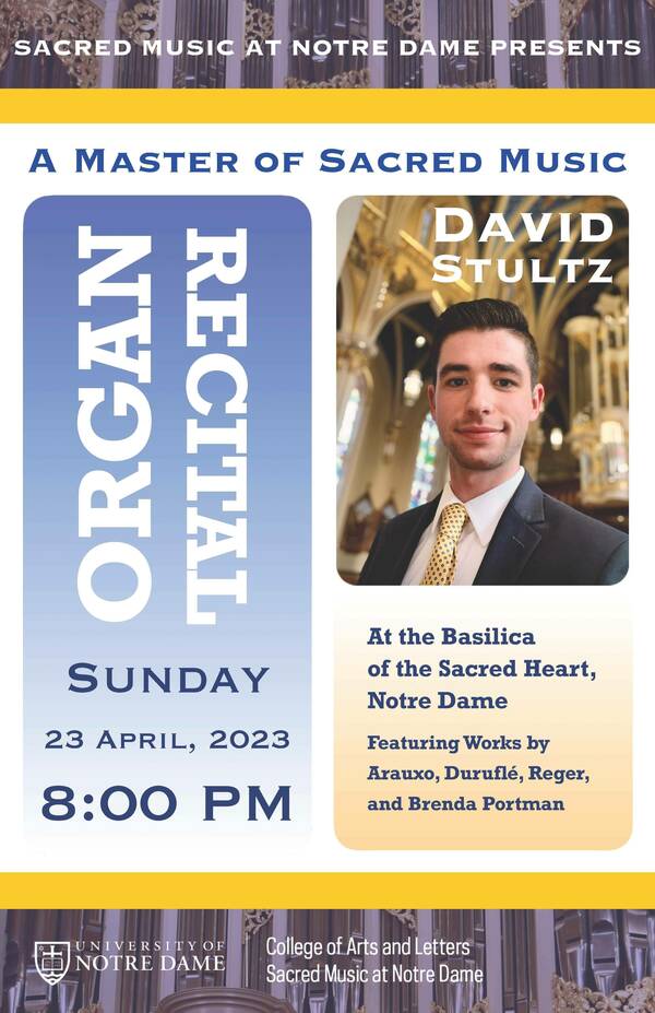 David Stultz Msm Organ Recital Poster 2023