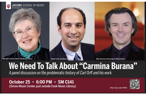 Doerries We Need To Talk About Carmina Burana Panel Discussion Iu Bloomington New Featured Image 1200x810
